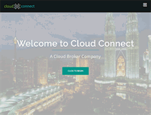 Tablet Screenshot of cloud-connect.asia